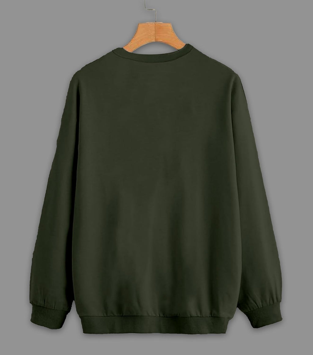 Mack Jonney Solid Round Neck Cotton Fleece Sweatshirt for Men-VMACK639167