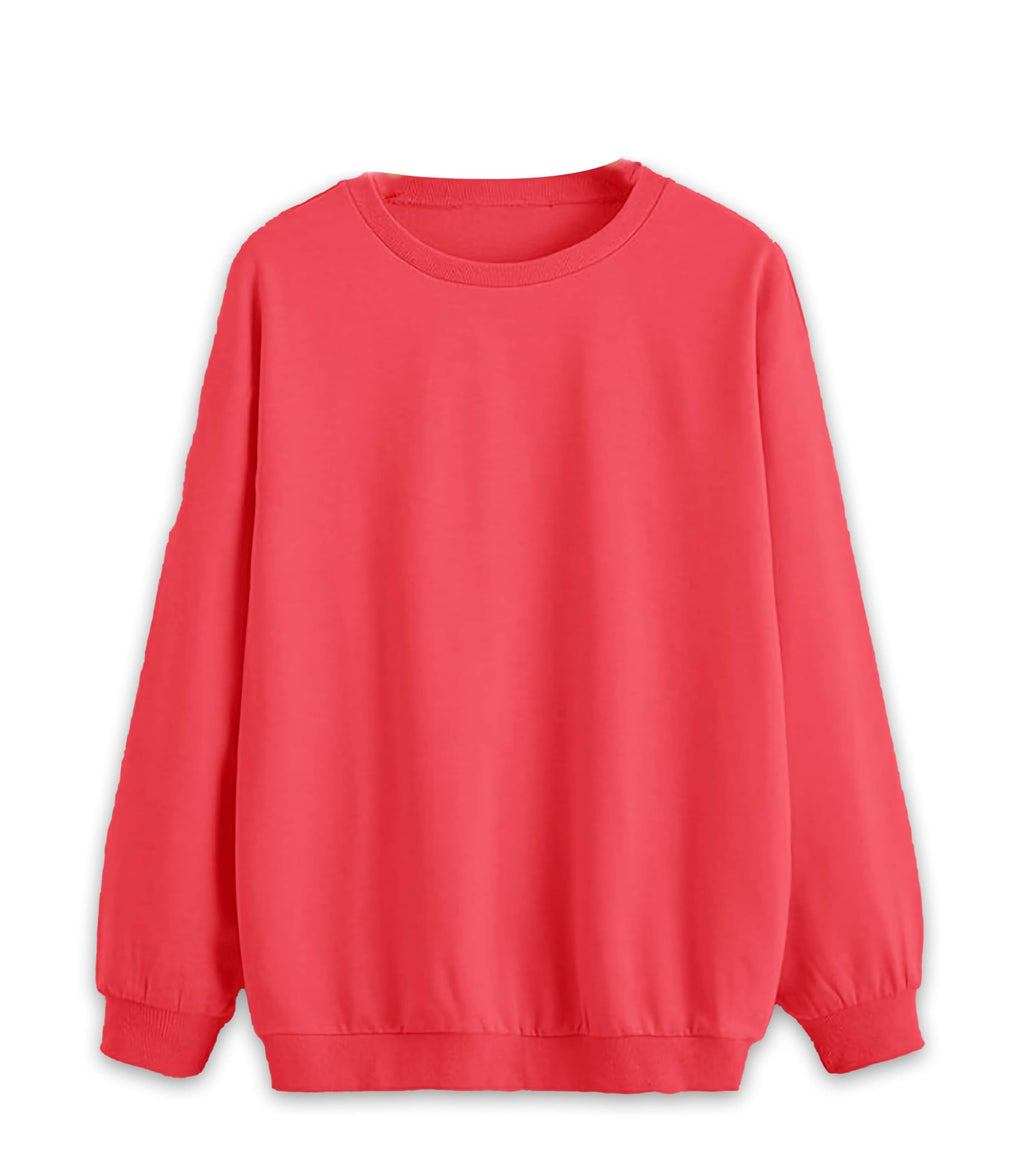 Mack Jonney Solid Round Neck Cotton Fleece Sweatshirt for Men-VMACK639167