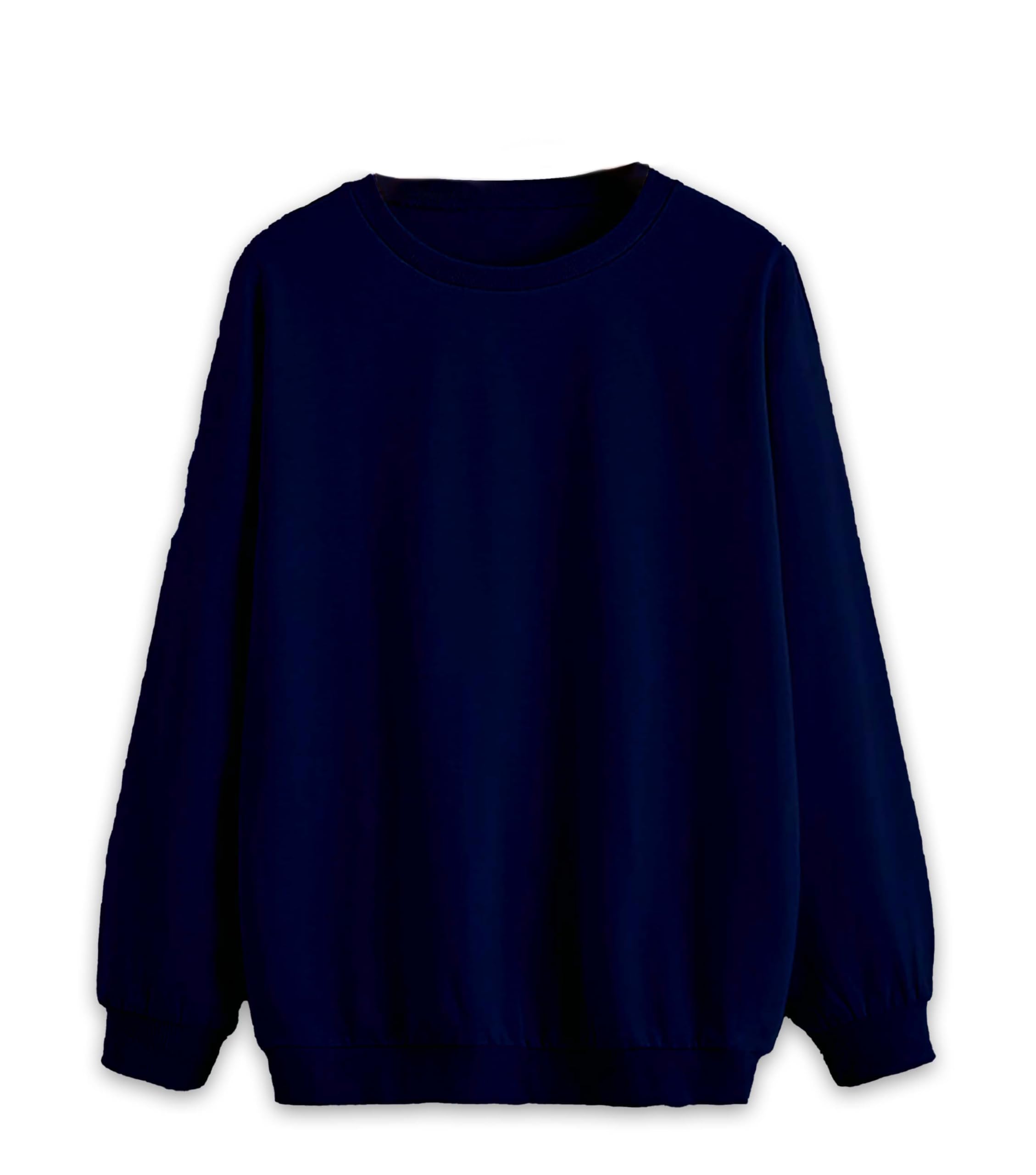 Mack Jonney Solid Round Neck Cotton Fleece Sweatshirt for Men-VMACK639167
