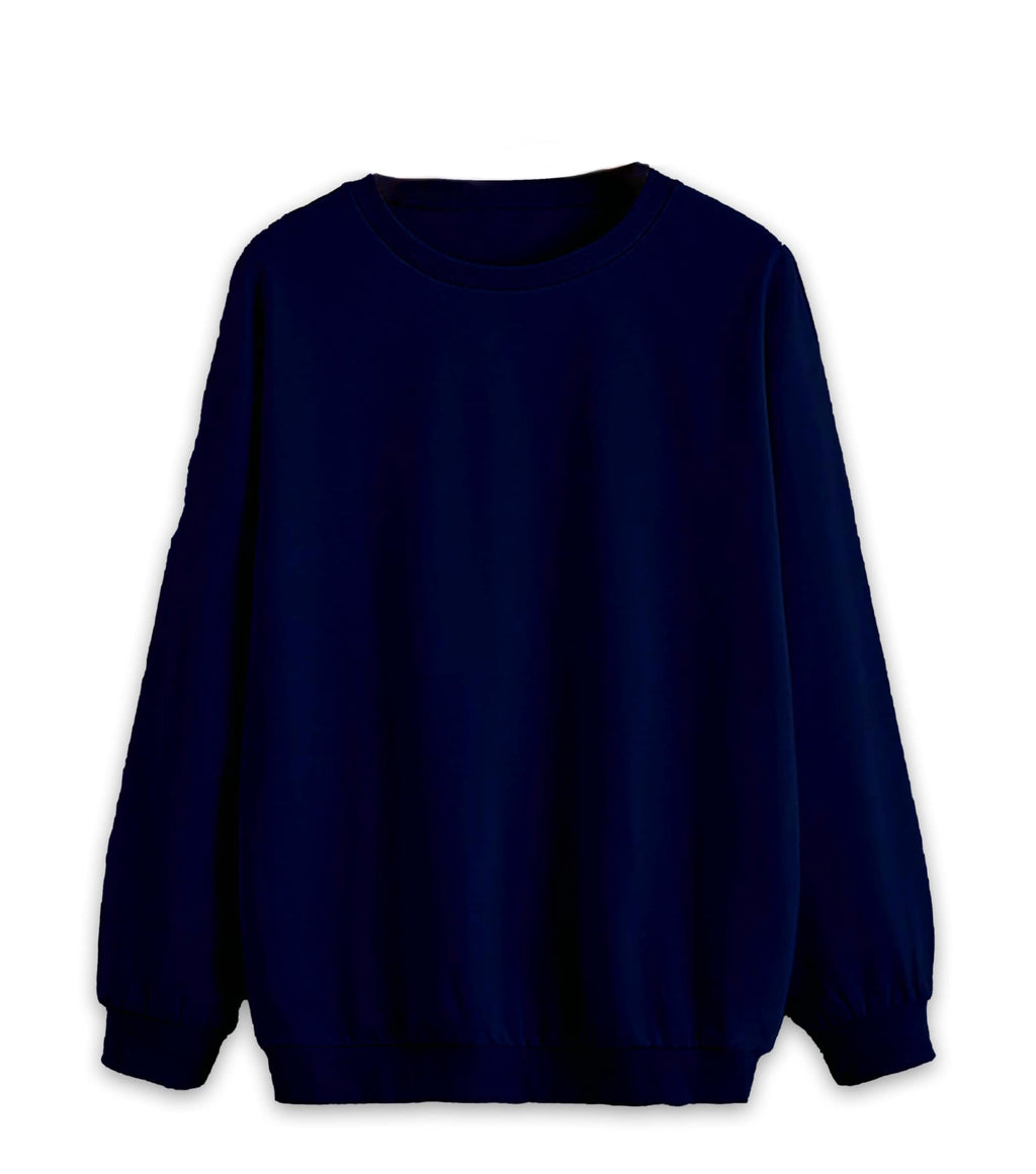 Mack Jonney Solid Round Neck Cotton Fleece Sweatshirt for Men-VMACK639167