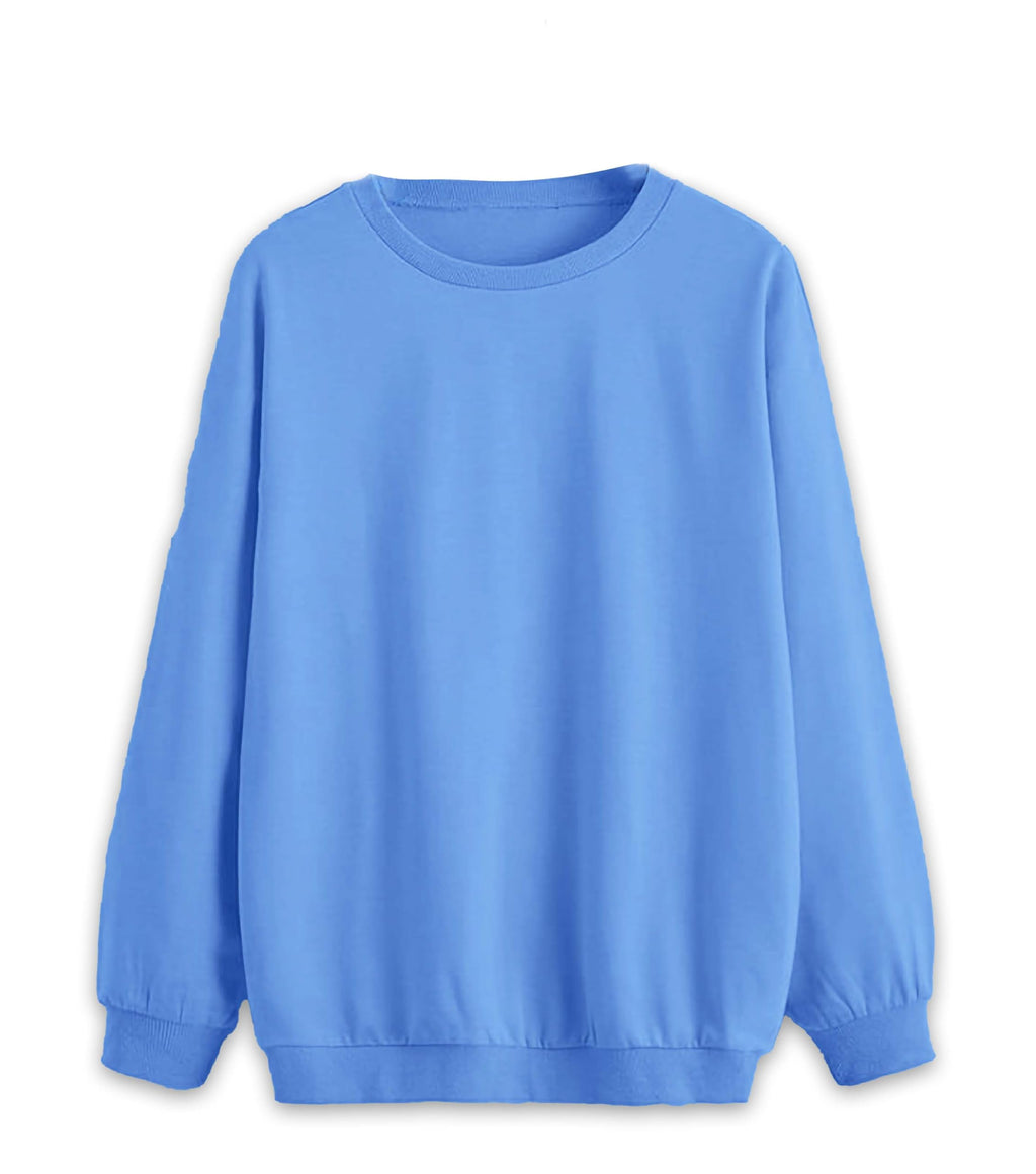 Mack Jonney Solid Round Neck Cotton Fleece Sweatshirt for Men-VMACK639167