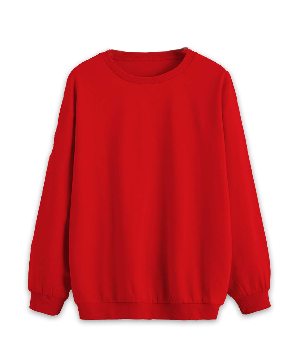 Mack Jonney Solid Round Neck Cotton Fleece Sweatshirt for Men-VMACK639167