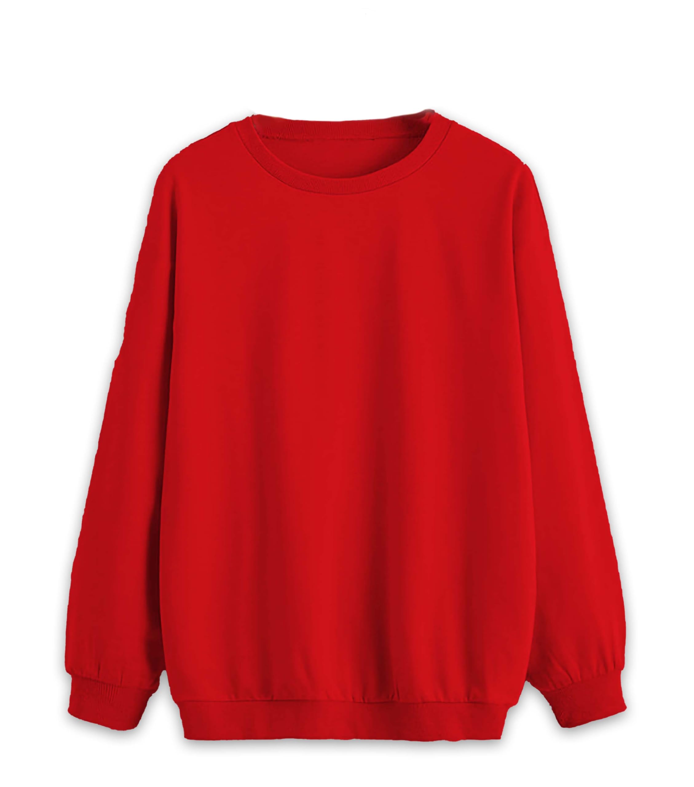 Mack Jonney Solid Round Neck Cotton Fleece Sweatshirt for Men-VMACK639167