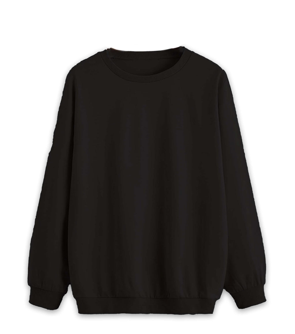Mack Jonney Solid Round Neck Cotton Fleece Sweatshirt for Men-VMACK639167