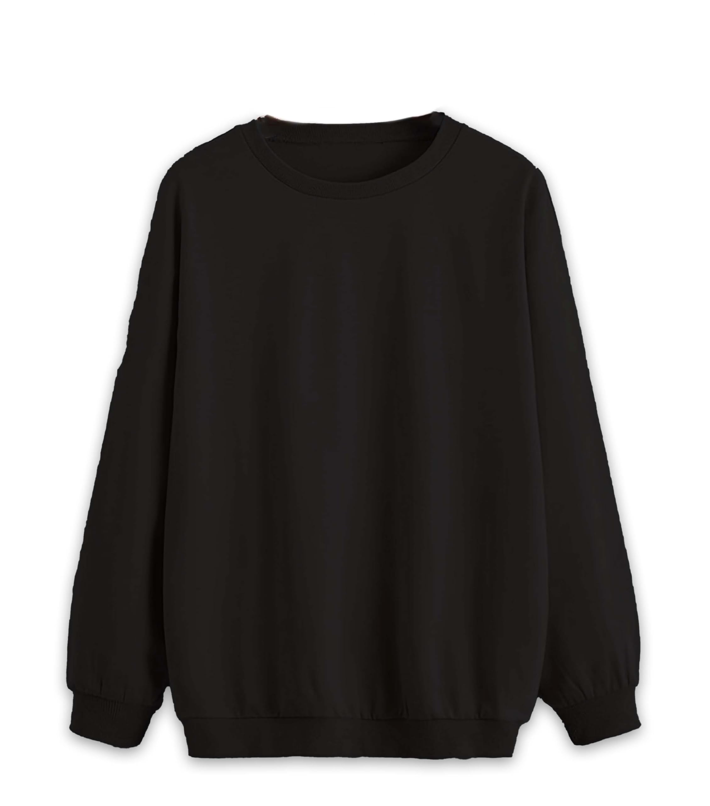 Mack Jonney Solid Round Neck Cotton Fleece Sweatshirt for Men-VMACK639167