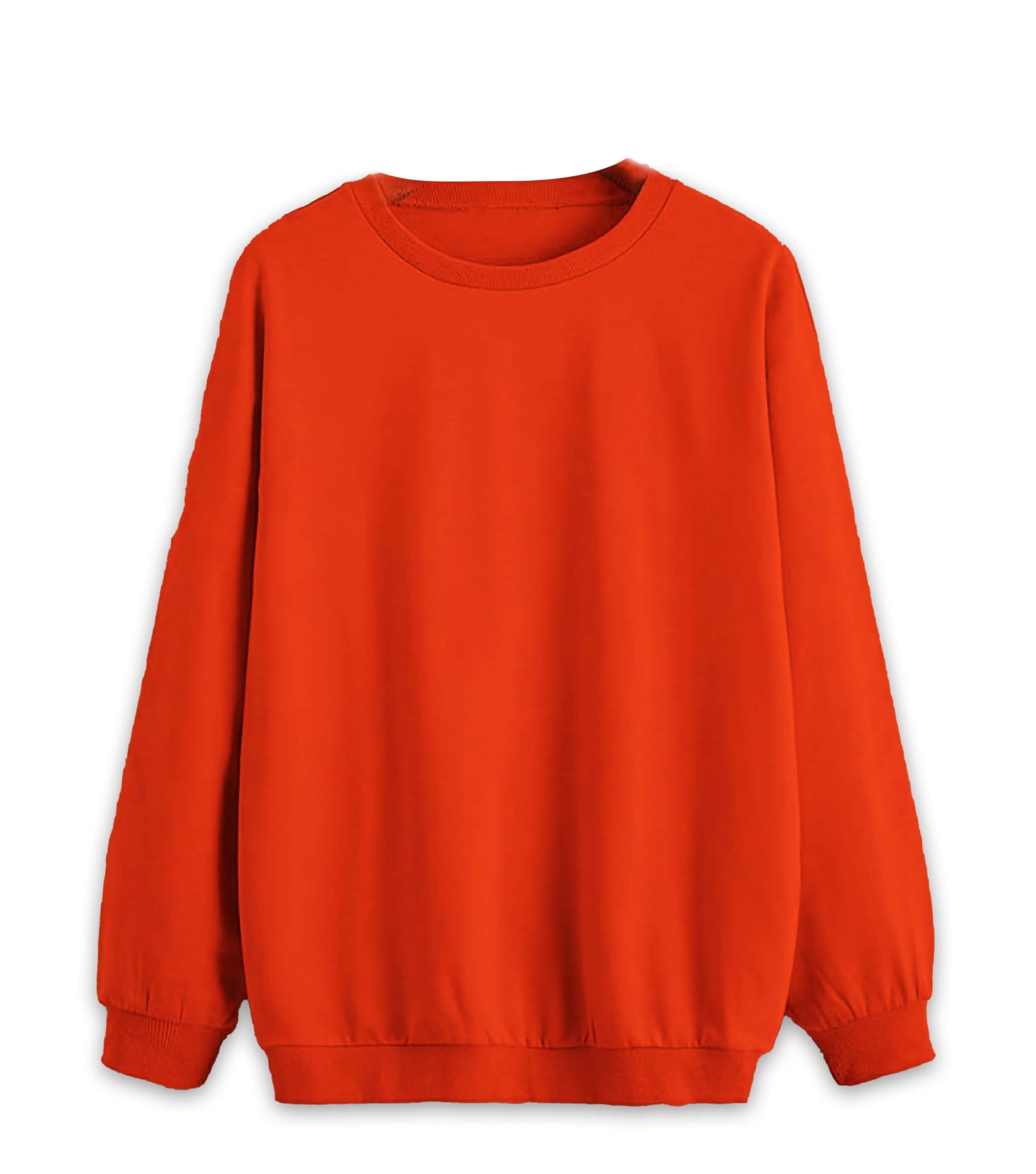 Mack Jonney Solid Round Neck Cotton Fleece Sweatshirt for Men-VMACK639167